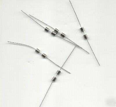 Fuse 1&1/4A 1.25A 250V 2AG slow blow pigtail lot of 5