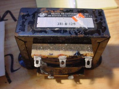 120VCT 0.85 amp signal transformer ( qty 3 ea )