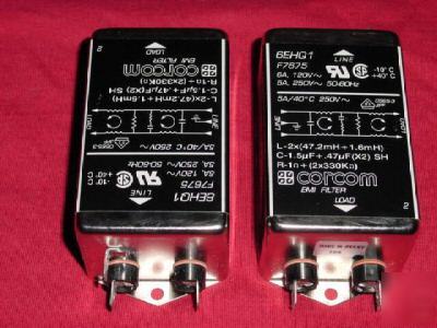 Corcom emi filter# 6EHQ1, 1609054-5, power entry module
