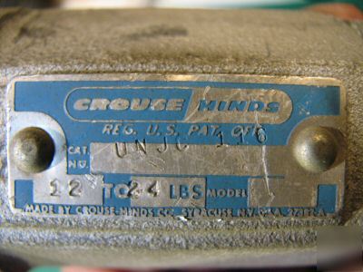 Crouse hinds compression wall support unjc 116 1 pcs