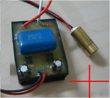 Electromotion tool fitting cross line laser 1MW 110V