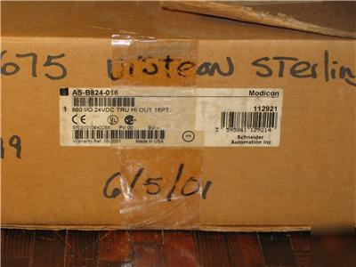 Modicon as-B824-016 ASB824016 24VDC output 