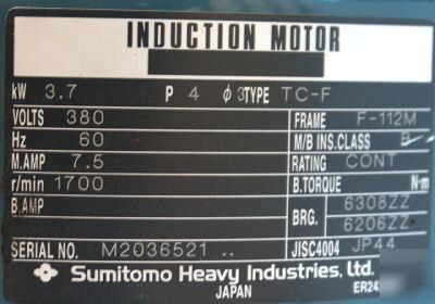 New sumitomo cyclo drive CHHM5-4255DA-5133 cyclo 6000 