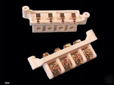 Terminal strip,sung il electric, 4 position, single row