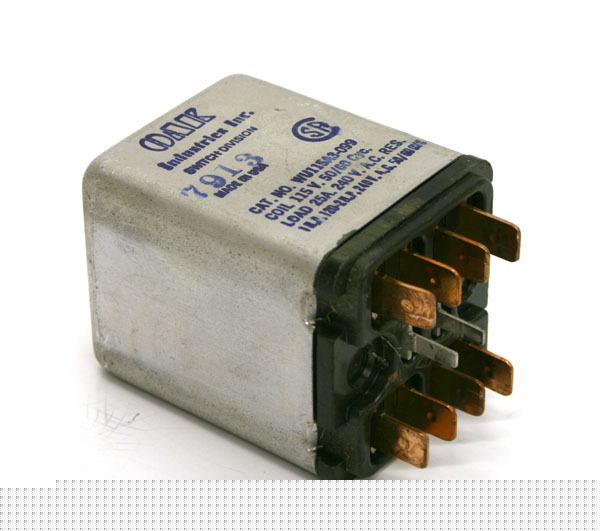 Hart co. type w relay 2HP 25A 120/240 vac WU115A3-099