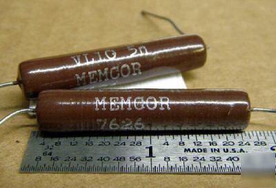 5 ohm@10W wirewound vitreous power resistors (20 pcs)
