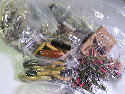 700+ vintage precision resistors dale mepco 1-5MEG1%