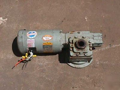 Electric motor with gear reduction