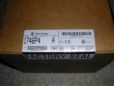 Factory sealed allen bradley 1746-P4/a module