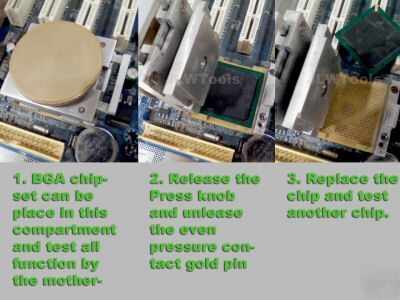 I845 bga tester repair motherboard south north xbox
