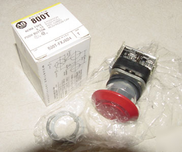 New allen bradley 800T-FXJ6D4 e stop push button 