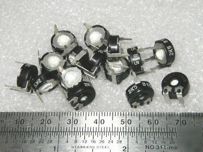 Piher 2.5K ohm trimpots (50 pcs) - free mailing