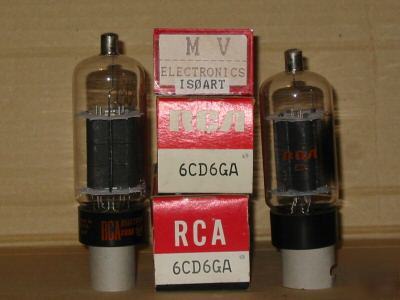 Tubes - one 6CD6 ga rca - valvole rÃ¶hren lampes