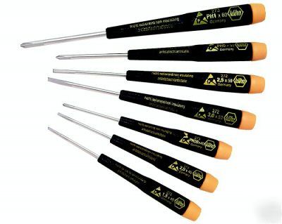 Wiha 7PC esd safe precision screwdriver set 27390