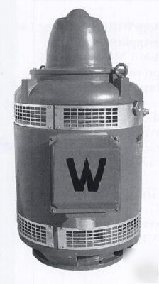 100 hp vertical mount hollow shaft electric motor