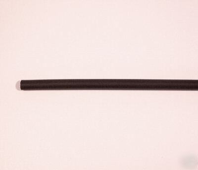 2.4MM x 3M heat shrink tubing black heatshrink sleeving