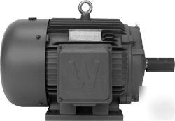 2 hp three phase motor 145 t frame 3600 rpm tefc