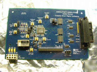 Analog devices AD9854 dds evaluation board 150 mhz