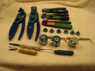 Daniels dmc AFM8 AF8 crimpers avionics aircraft tools