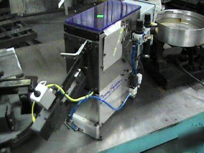 Deane parts feeder with escapment and valves 