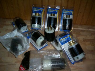 Leviton pro grade 20A-125/250V. locking plug lot of 10