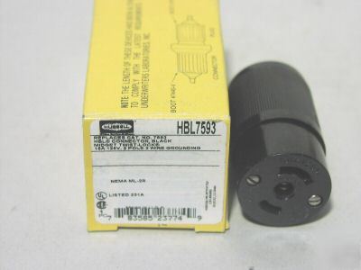 New hubbell HBL7593 nema ml-2R connector 7593 
