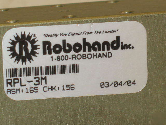 New robohand pneumatic air parallel gripper rpl-3M