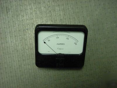 New simpson panel meter model 59 0-200 ac amps 