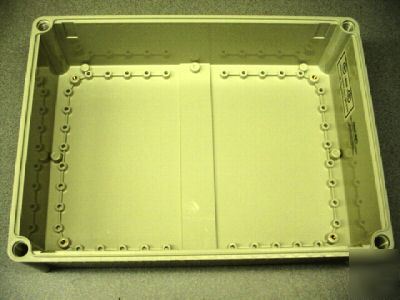 Non metallic nema 4X IP67 enclosure 15X11X5 clear cover