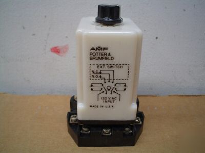 Potter & brumfield chb-38-70013 timer 1.0 to 180 sec.