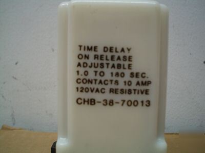 Potter & brumfield chb-38-70013 timer 1.0 to 180 sec.