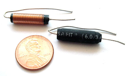 Rf choke axial inductor ~ 40UH 20% (15)