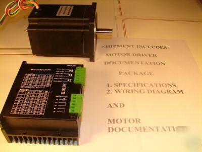 Stepper motor 1200 oz-in and the famous geckodrive G201