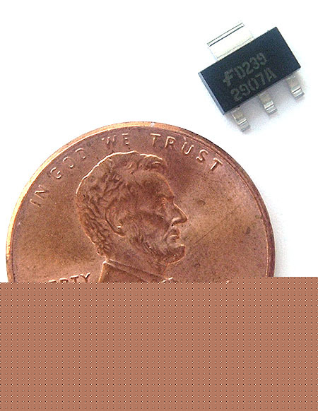 Surface mount transistor ~ 60V 600MA PZT2907A (25)