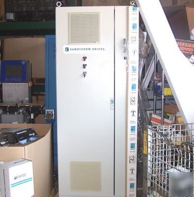 New eurotherm 60 hp ac vfd drive 584SV w/ enclosure 