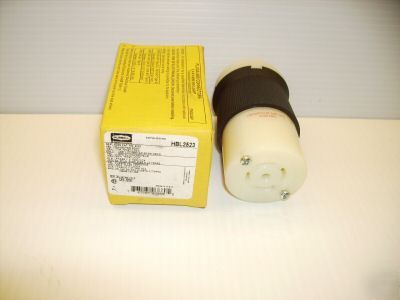 New hubbell plug connector HBL2523 L22-20R 277/480 2523 