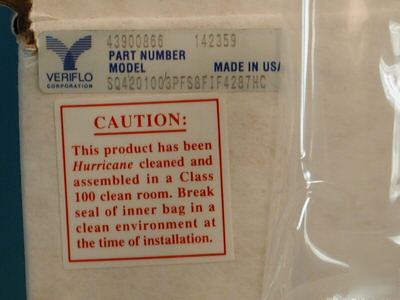 Veriflo / parker high purity regulator SQ420 stainless 