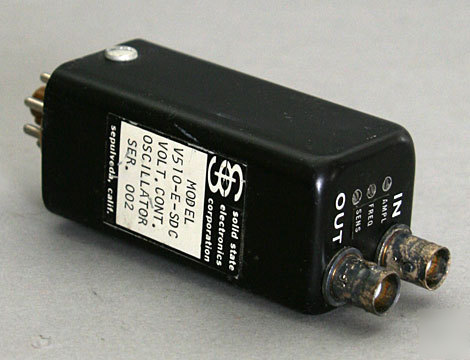 Voltage controlled oscillator ~ octal to bnc