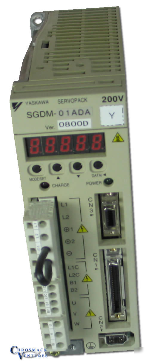 Yaskawa servopak servoamp 200V 0.13HP sgdm-01ADA