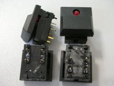 4,off-(on) & on-(off) led push momentary switch,PB86
