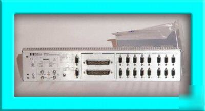 Agilent E4537A rs-449 concentrator w/ mounting brackets