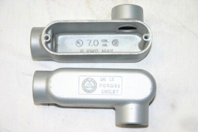 Appleton unilet 3/4 lr alum. form 85 conduit con.