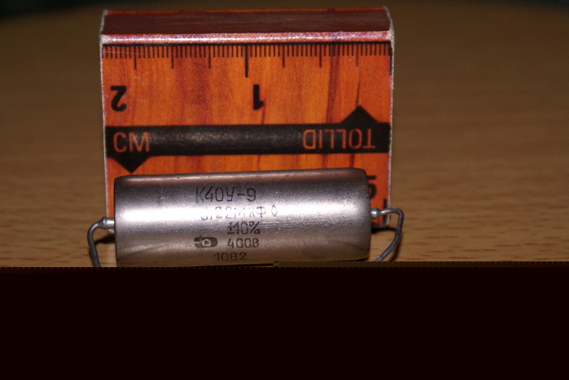 0.22UF 400V pio capacitors, K40Y9. lot of 25