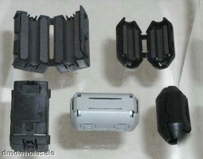 5PC snap-on ferrite core emi / rfi noise filters