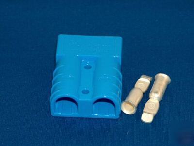 Authentic anderson SB50 connector kit, blue 6 awg 