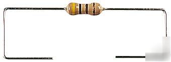New : 10 x carbon film resistors 1/4 watt 470R - 19P