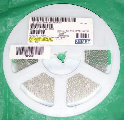 New 4000 220PF,50V,2% C0805C221G5GACTU, kemet, reel,smt