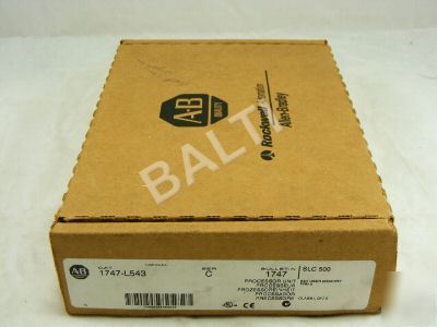 New * * allen bradley ab 1747-L543 /c 1747L543 slc 5/04 