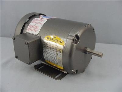 New baldor 1/6 hp motor 3 phase 48 frame - 