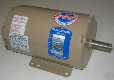 New baldor farm duty 3HP motor 3PH 3450RPM fr 145T 
